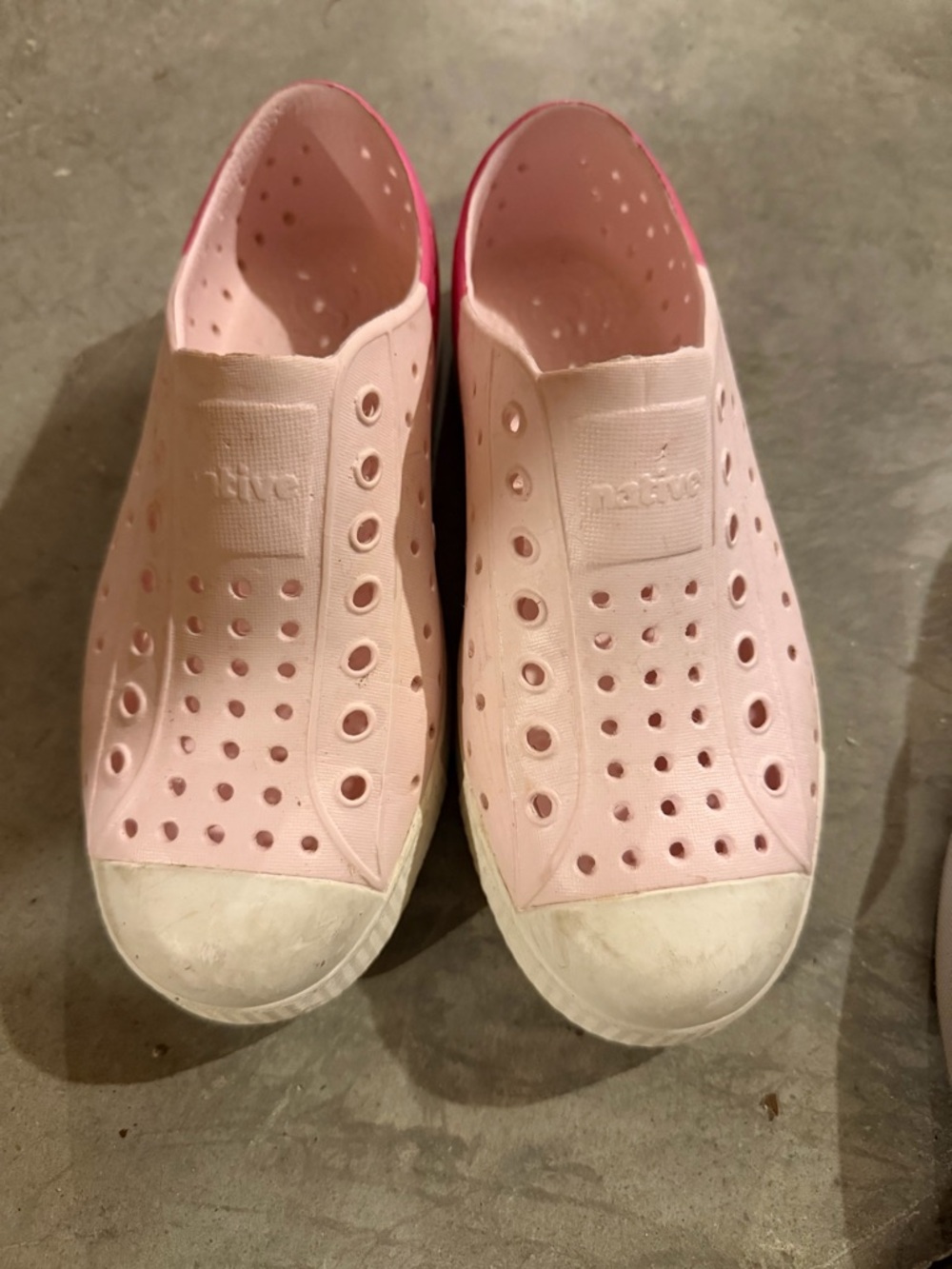 Native Pink Slip-On Perforated Casual Shoes